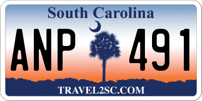 SC license plate ANP491