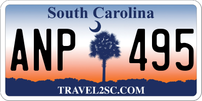 SC license plate ANP495