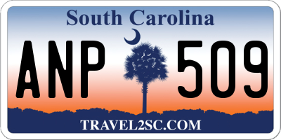 SC license plate ANP509
