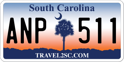 SC license plate ANP511