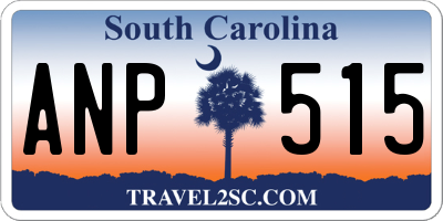 SC license plate ANP515