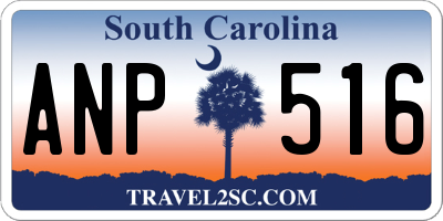 SC license plate ANP516