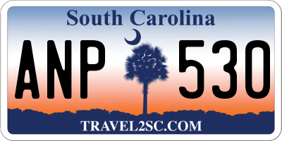 SC license plate ANP530