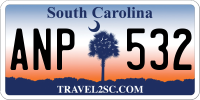 SC license plate ANP532