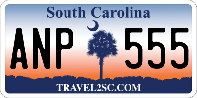 SC license plate ANP555