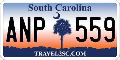 SC license plate ANP559