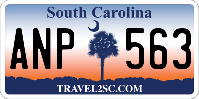 SC license plate ANP563