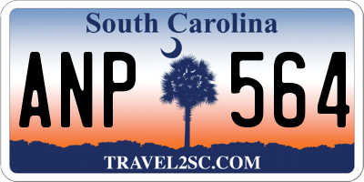 SC license plate ANP564