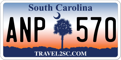 SC license plate ANP570