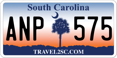 SC license plate ANP575