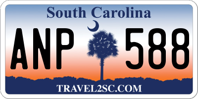 SC license plate ANP588