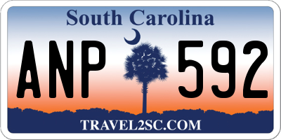 SC license plate ANP592