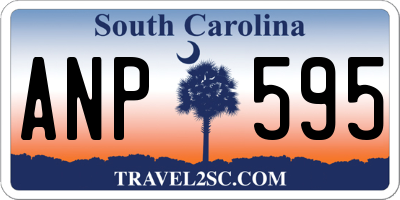 SC license plate ANP595