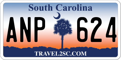 SC license plate ANP624