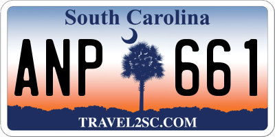 SC license plate ANP661