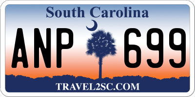SC license plate ANP699