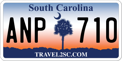 SC license plate ANP710