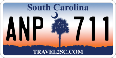 SC license plate ANP711