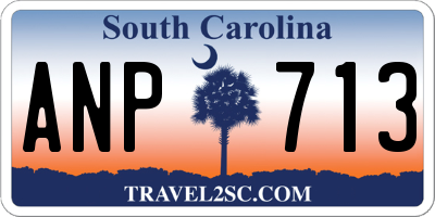 SC license plate ANP713