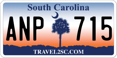 SC license plate ANP715