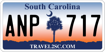 SC license plate ANP717