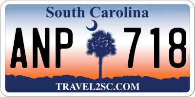 SC license plate ANP718