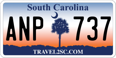 SC license plate ANP737