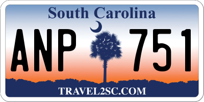 SC license plate ANP751
