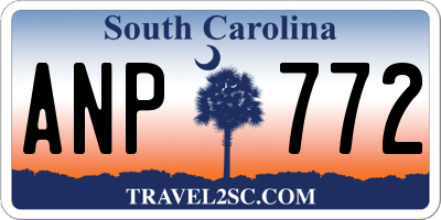 SC license plate ANP772