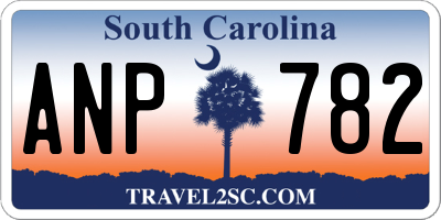 SC license plate ANP782