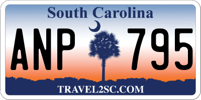 SC license plate ANP795