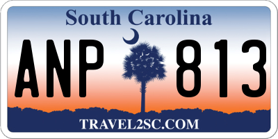 SC license plate ANP813