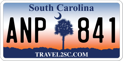 SC license plate ANP841