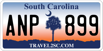SC license plate ANP899
