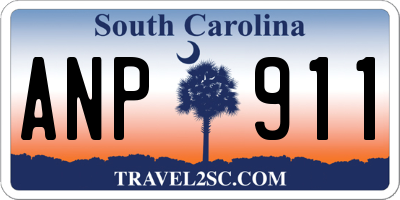 SC license plate ANP911