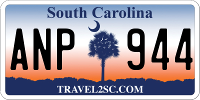 SC license plate ANP944