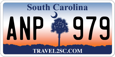 SC license plate ANP979