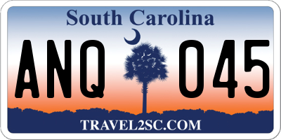 SC license plate ANQ045