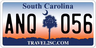 SC license plate ANQ056