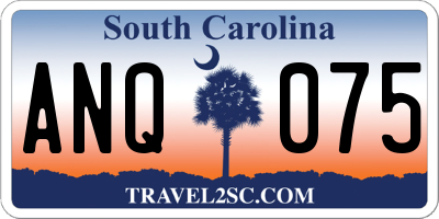 SC license plate ANQ075
