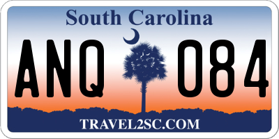 SC license plate ANQ084