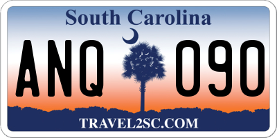 SC license plate ANQ090