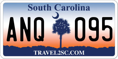 SC license plate ANQ095
