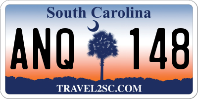 SC license plate ANQ148