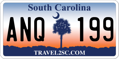 SC license plate ANQ199