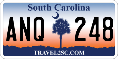 SC license plate ANQ248