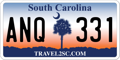 SC license plate ANQ331