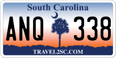 SC license plate ANQ338