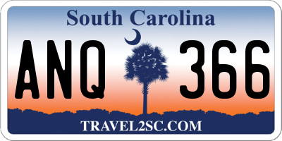 SC license plate ANQ366