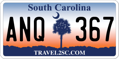 SC license plate ANQ367